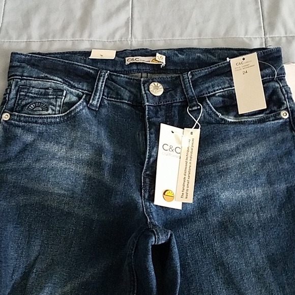 C& C CALIFORNIA MID RISE KICK BOOT CROP - Picture 2 of 6